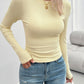 Round Neck Long Sleeve T-Shirt