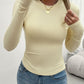 Round Neck Long Sleeve T-Shirt